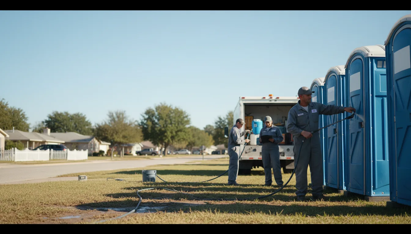 Long-Term Portable Toilet Rental in Daingerfield, TX near me